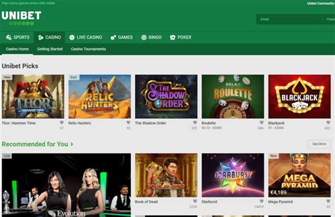 Unibet Casino .
